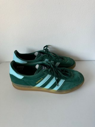 Adidas Gazelle Indoor Verde y Azul