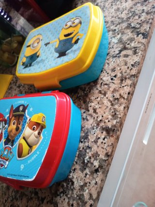 Fiambreras infantiles Minions y Paw Patrol