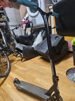 Patinete Negro Longway Pro Scoot