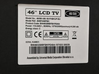 TV LCD Blaupunkt 46 pulgadas