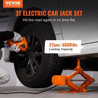 Gato Eléctrico de Coche Gato de Suelo 3 Toneladas Herramienta de Reparación de Coche
