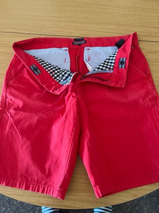 Pantalón corto hombre Tommy Hilfiger rojo