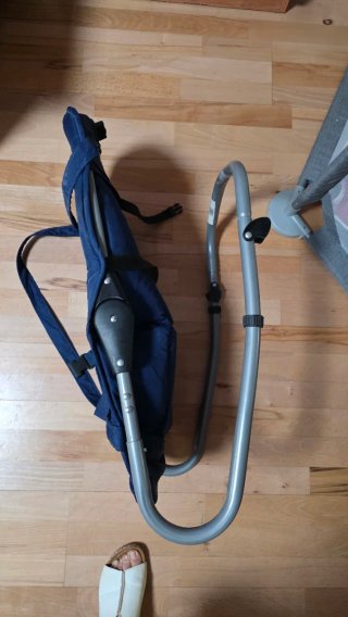 Hamaca para bebé azul impermeable
