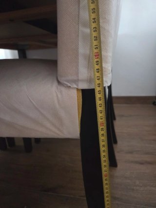 Pack 6 sillas comedor con fundas color burdeos