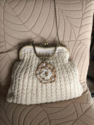 Bolso de mano ganchillo