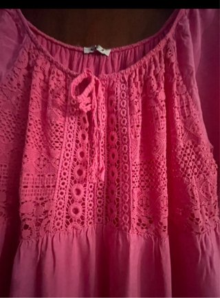 Vestido Verano Rosa Talla Única