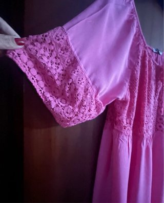 Vestido Verano Rosa Talla Única