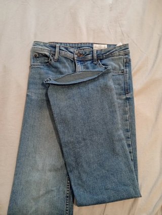 Pantalón campana Lefties talla 34 azul
