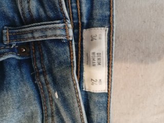 Pantalón campana Lefties talla 34 azul
