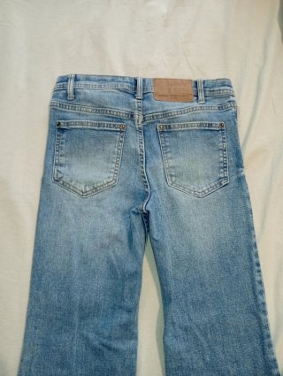 Pantalón campana Lefties talla 34 azul