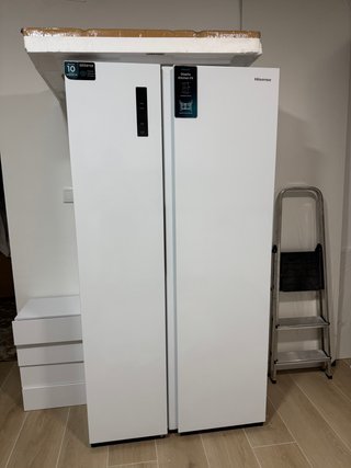 Nevera Hisense Blanca Side by Side