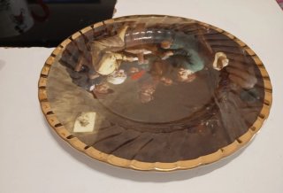 Plato Decorativo Porcelana Fina Finsbury