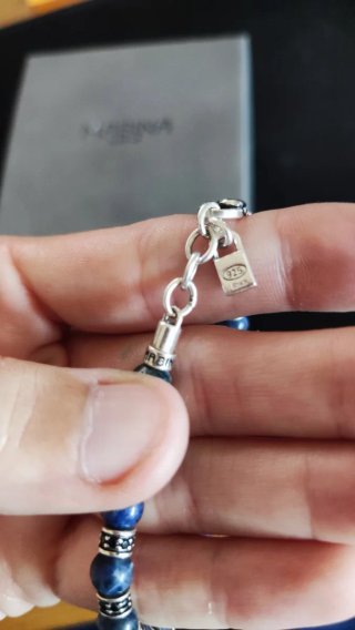 Pulsera Mabina Uomo Bolas Azules