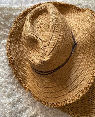 Conjunto bolso y sombrero Lefties yute