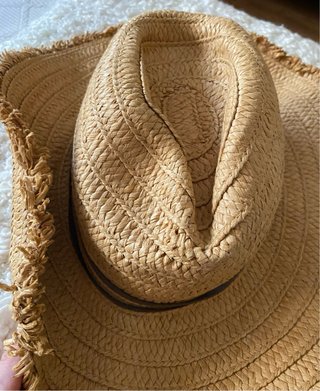 Conjunto bolso y sombrero Lefties yute