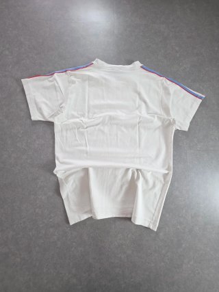 T-shirt Adidas Vintage Bianca Blu Rossa S