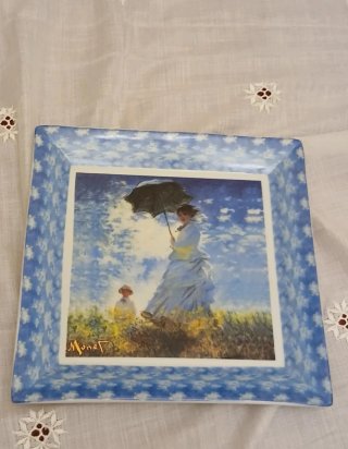 Piatto decorativo porcellana vintage