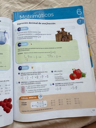 Matemáticas 6 Primaria