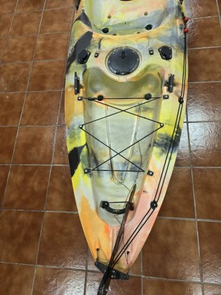 Kayak con carrito y accesorios