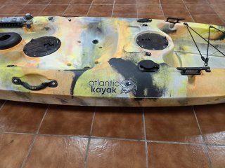 Kayak con carrito y accesorios