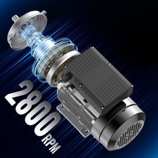 Motor Eléctrico de 2.2KW 2800 rpm, AC 220~240V 13.8A, 90L, Marco B3, Motor de Compresor de Aire Monofásico, Eje Con Diente de 24mm, Rotación CW/CCW para Maquinaria Agrícola y Equipos Generales