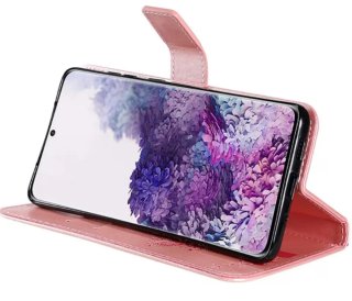 Funda Samsung S21 Plus Rosa Árbol Mariposas gato