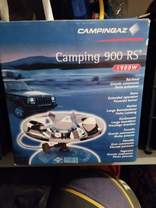 Pack Camping: Hornillo, Lamparas y Bombonas, saco