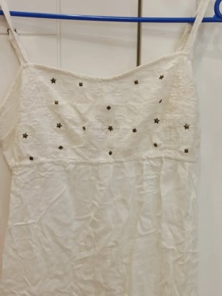 Blusa blanca tirantes TXS