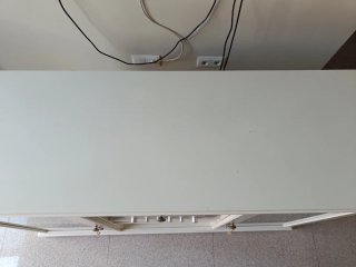 Aparador LIATORP blanco y madera