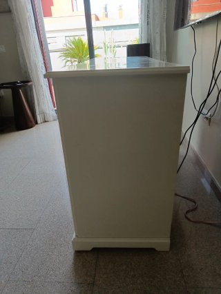 Aparador LIATORP blanco y madera