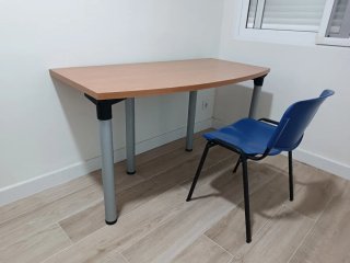 Escritorio y Silla Azul