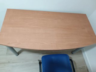 Escritorio y Silla Azul
