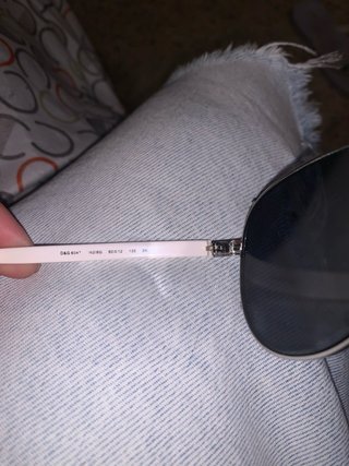Gafas de sol Dolce & Gabbana plateadas y blancas