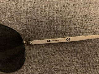 Gafas de sol Dolce & Gabbana plateadas y blancas