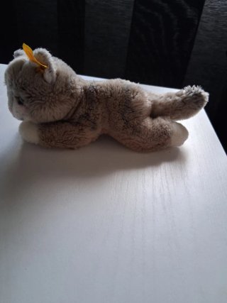 Peluche Steiff Gato Original - Botón en Oreja
