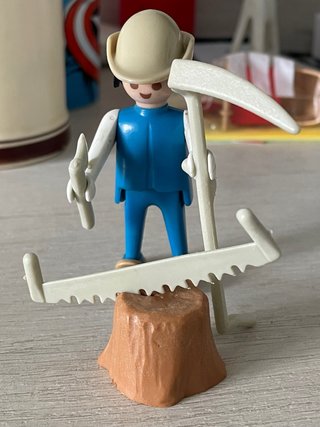 Granjero Medieval Antiguo Playmobil