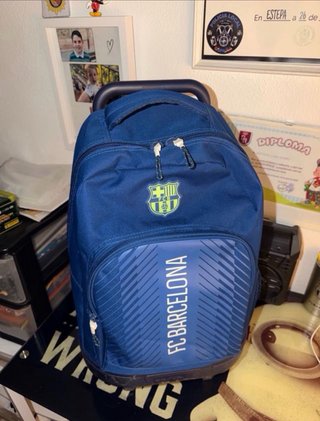 Mochila con ruedas FC Barcelona