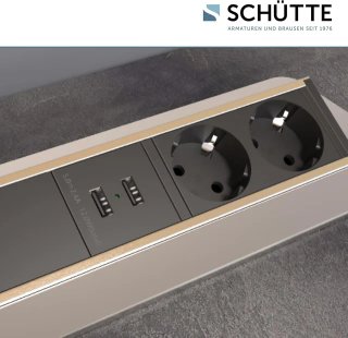 Regleta plegable SCHÜTTE 3074 para encimera
