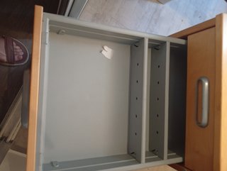 Cajonera Archivador Madera y Metal