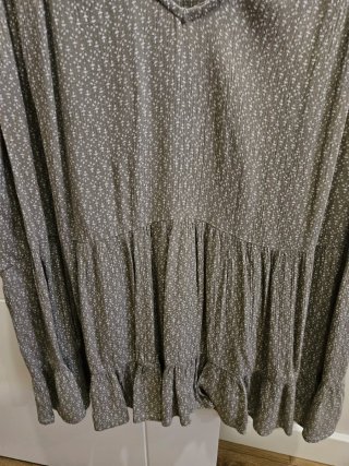 Top Southern Cotton Talla L/XL gris estampada