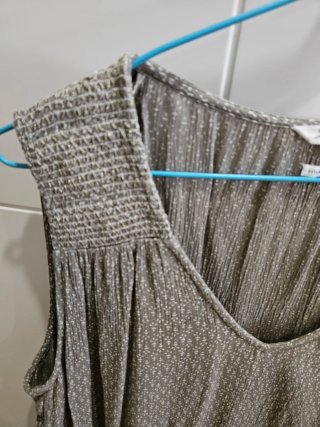 Top Southern Cotton Talla L/XL gris estampada