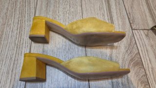 Sandalias amarillas Cortefiel,  38