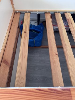 Cama alta Kura Ikea con dosel