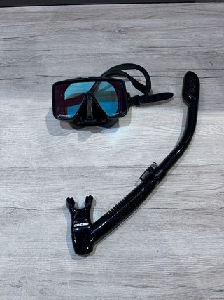 Gafas tubo Cressi SF1 y Snorkel Dry Combo