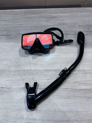Gafas tubo Cressi SF1 y Snorkel Dry Combo