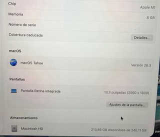 MacBook Air M1 Argento