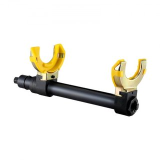 Juego de Compresores de Resortes de Estribo, Kit de Compresores de Resortes de Estribo Macpherson, Herramienta Extractora de Bobinas de Estribo Intercambiable, con Manga Protectora Amarilla y Estu...