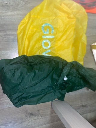 Mochila Glovo Amarilla y full kit