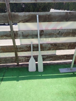Remo blanco para kayak o bote