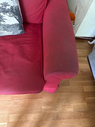 Oportunidad! Sofá Cama Ikea Rojo Desenfundable.